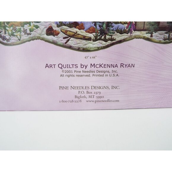 2001 McKenna Ryan Pine Needles Art Quilts Echo Lake Pattern Spring is in the Air - Picture 9 of 12